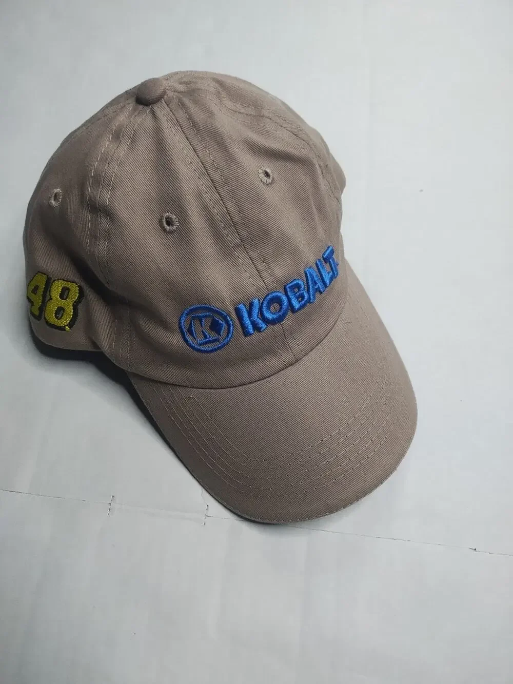 Kobalt Lowe's Racing Team #48 Jimmie Johnson NASCAR Adjustable Hat Cap Khaki